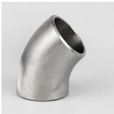 45 degree stainless steel buttweld pipe elbow