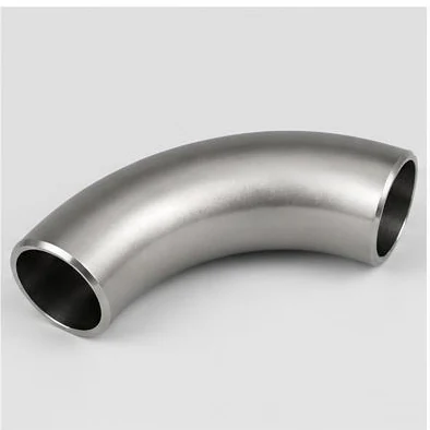 Long radius stainless steel buttweld pipe elbow