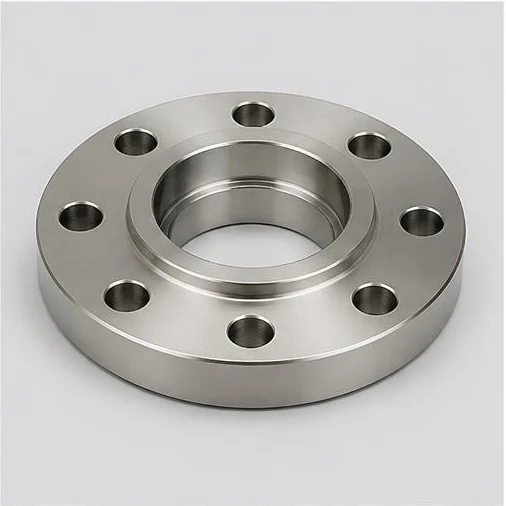 Steel socket weld flange for small-bore high-pressure pipe