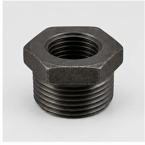 Forged steel threaded bushing pipe fitting