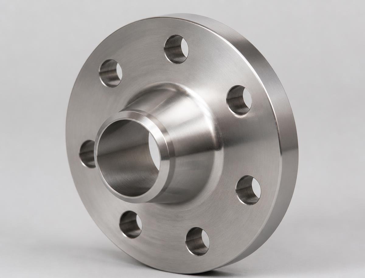Stainless steel weld neck flange manufactured by PS Corporation